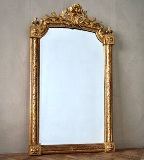 Louis XVI Gilded Mirror