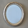 Silvered Oval Mirror