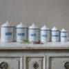 Enamelware Kitchen Canisters