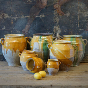 Yellow Confit Pots