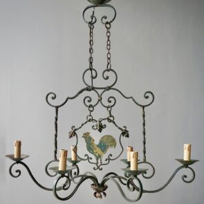 French Wrought Iron Chandelier