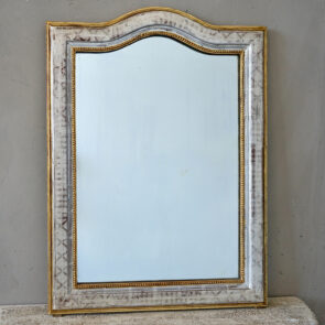 Louis Philippe Silvered & Gilded Mirror