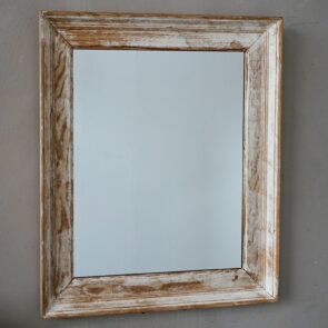 French Mirror with Distressed Patina
