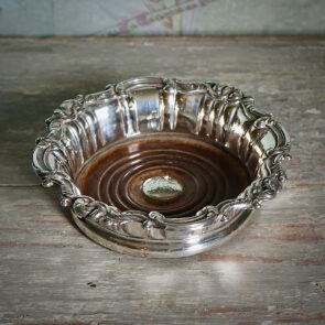 Silvered Wine Coaster