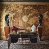 De Gournay Deco Dawn Wallpaper
