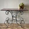 Wrought Iron Patisserie Table