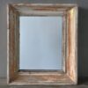 Large French Mirror with Distressed Patina