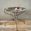 French Iron Garden Table