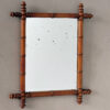 French Faux-Bamboo Mirror