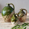 French Terracotta Oil Jugs (Set of 3)