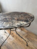 French Iron Garden Table