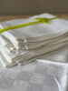 Set of French White Linen Napkins