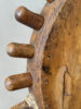 Large Mounted Wooden Cog