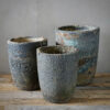 Large Vintage Foundry Crucible Pots