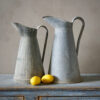 Vintage French Zinc Jugs