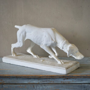 Plaster Hunting Dog by Rosa Bonheur