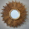Gilded Sunburst Mirror
