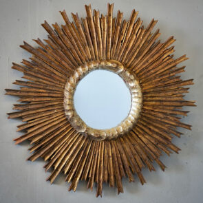 Gilded Sunburst Mirror