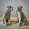 Cast Stone Shar Pei Dogs