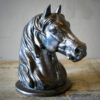 Silvered Bronze Horse Head